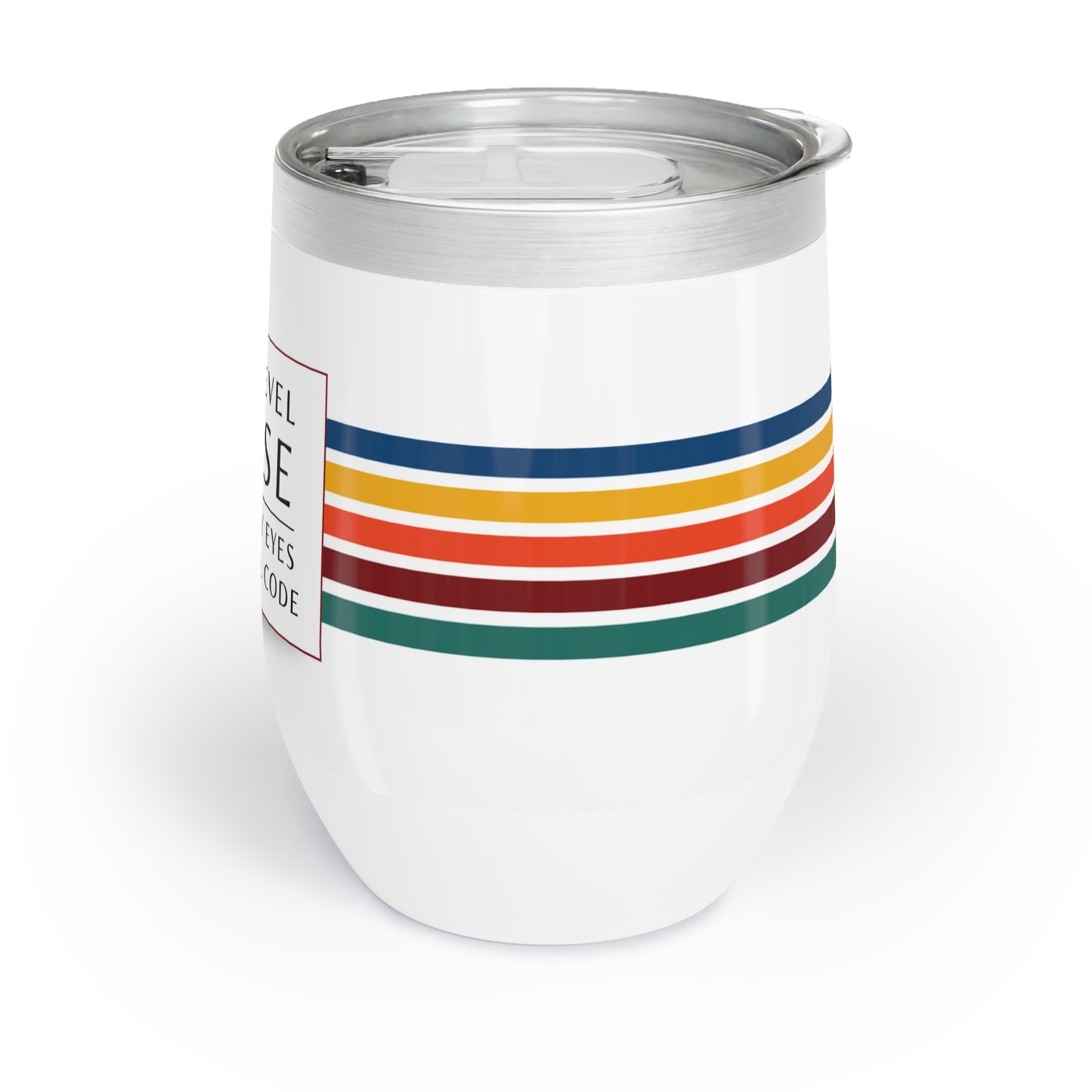 Nurse Wine Tumbler – “If I roll my eyes harder, I’ll code”