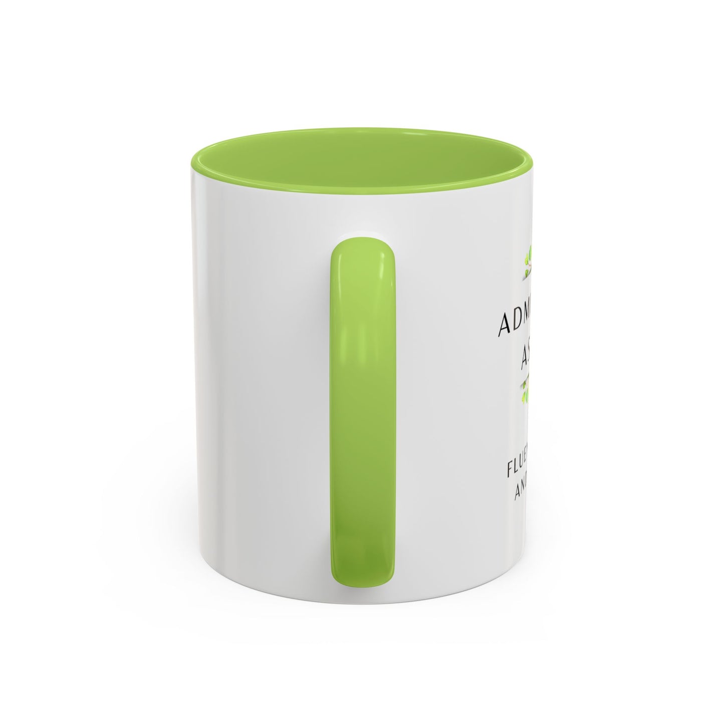 Administrative Assistant Floral Coffee Mug: "Fluent in Sarcasm and Scheduling"
