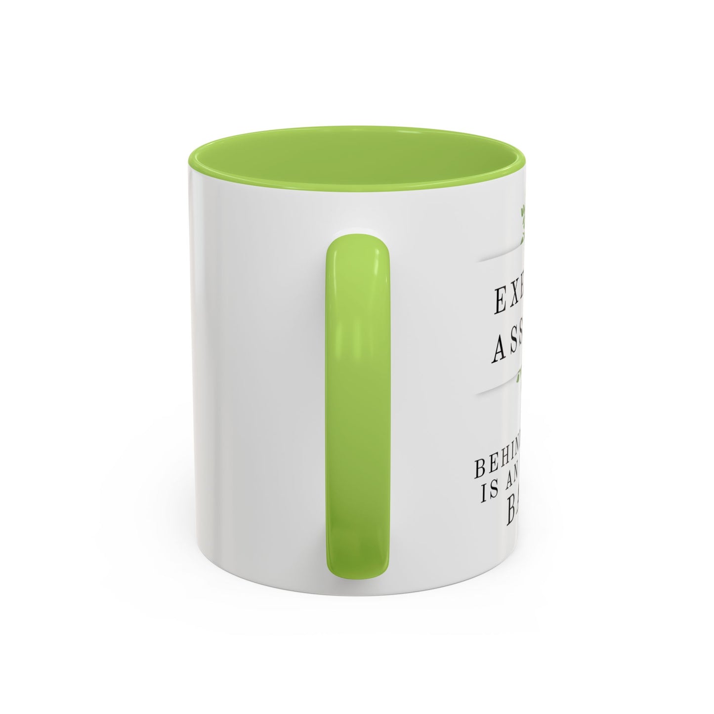 Executive Assistant Floral Coffee Mug – “Behind every exec is an exhausted badass.”