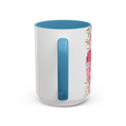 Dental Hygienist Floral Coffee Mug – "Warning: Sharp Tools, Sharper Sarcasm"