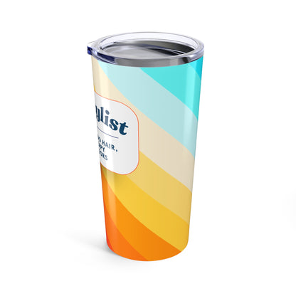 Hairstylist Tumbler 20 oz. – “I Don’t Just Do Hair, I Do Therapy With Scissors”