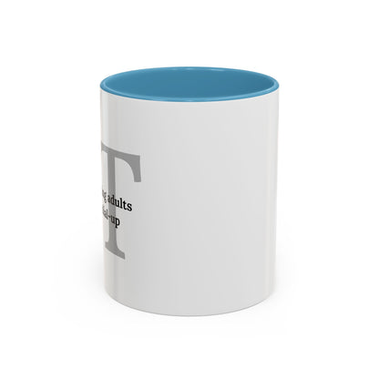 Information Technology Coffee Mug: "Babysitting Adults Since Dial-Up"