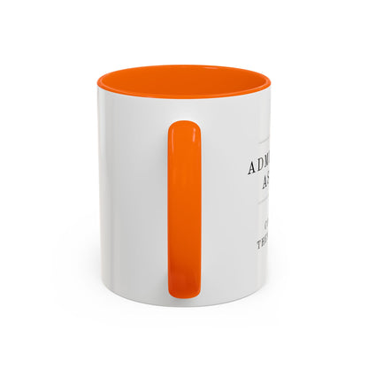 Administrative Assistant Floral Coffee Mug: "Coffee First, Then I’ll Pretend to Care"
