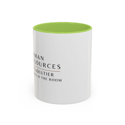 Human Resources Sunflower Coffee Mug: "Because Common Sense Isn’t That Common"