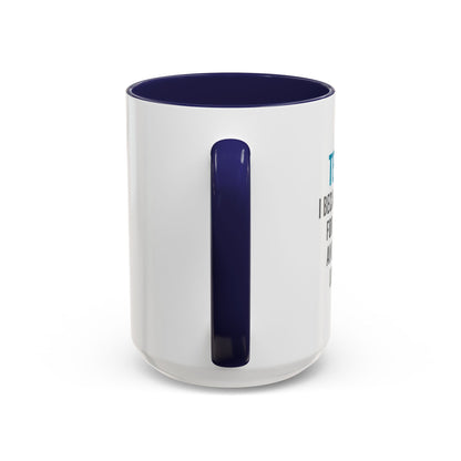 Teacher Coffee Mug – “I became a teacher for the money and glamour. Obviously.”
