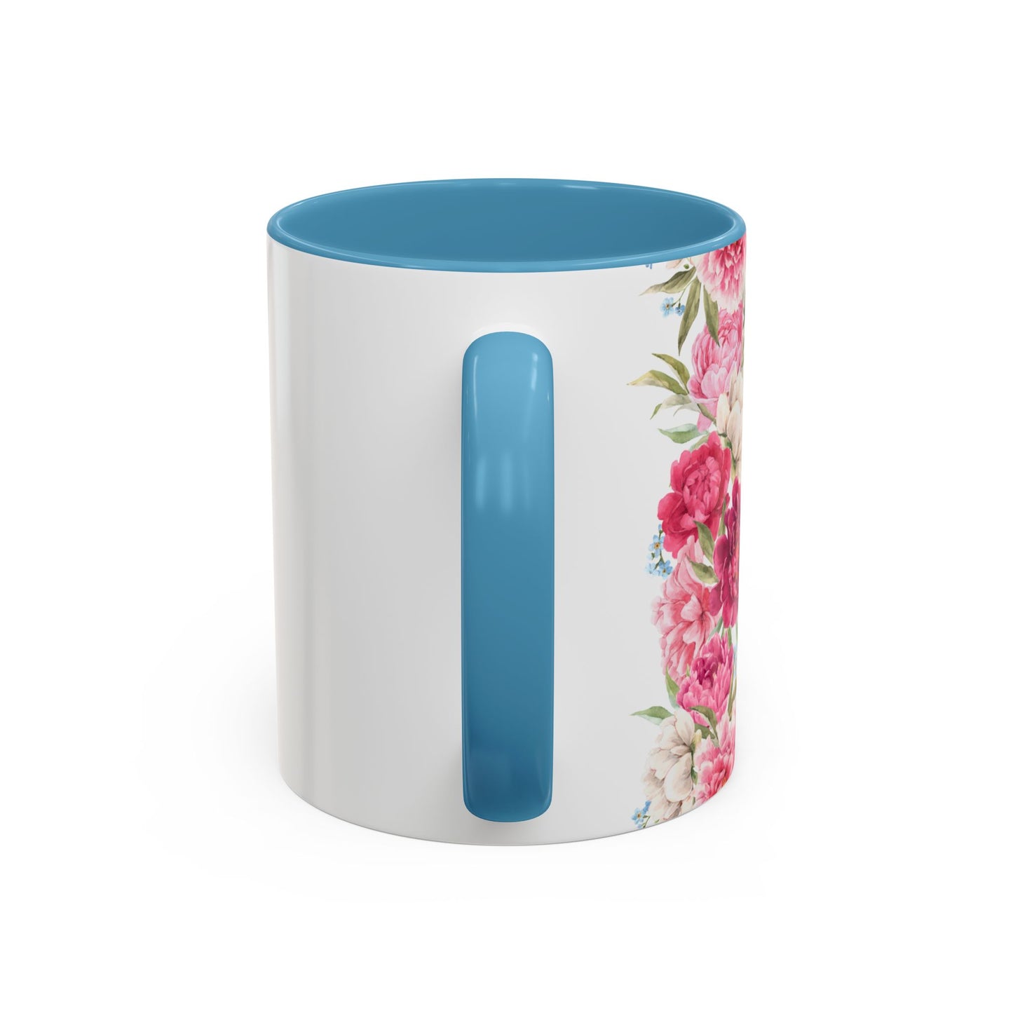 Nurse Floral Coffee Mug – "If I Roll My Eyes Any Harder, I’ll Code"