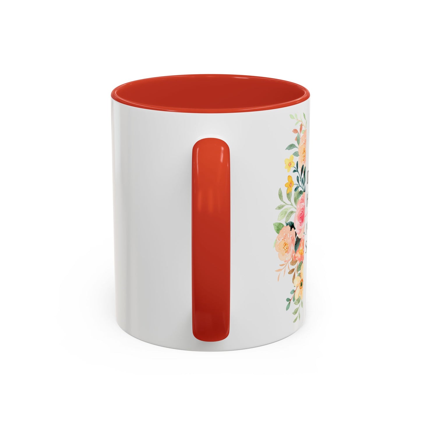 Dental Hygienist Floral Coffee Mug – "Just Here for the Scrape Sound"