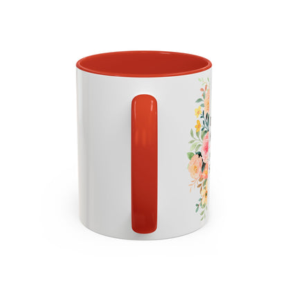 Dental Hygienist Floral Coffee Mug – "Just Here for the Scrape Sound"