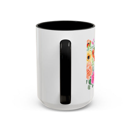 Dental Hygienist Floral Coffee Mug – Just Here for the Scrape Sound