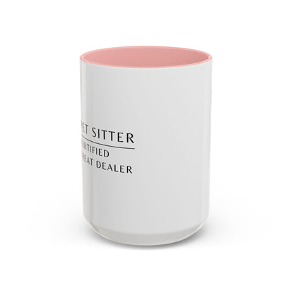 Pet Sitter Coffee Mug – “Certified Treat Dealer.”