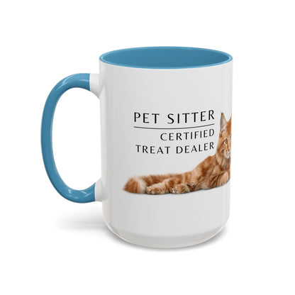 Pet Sitter Coffee Mug – “Certified Treat Dealer.”
