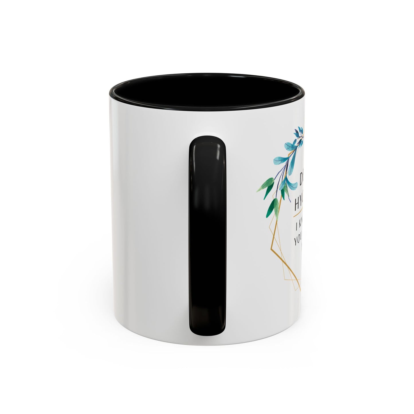 Dental Hygienist Floral Coffee Mug – "I Know What You Ate Last Night"