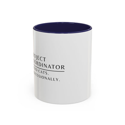 Project Coordinator Sunflower Coffee Mug – “I herd cats. Professionally.”