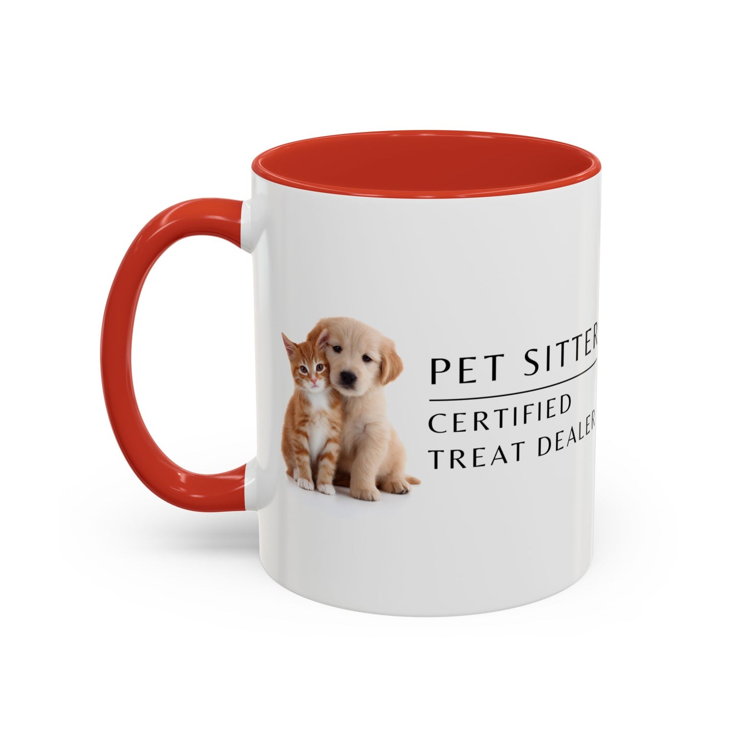 Pet Sitter Coffee Mug – “Certified Treat Dealer.”