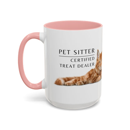 Pet Sitter Coffee Mug – “Certified Treat Dealer.”
