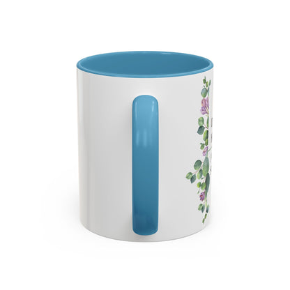 Dental Hygienist, Floral Coffee Mug – "Just Here for the Scrape Sound"