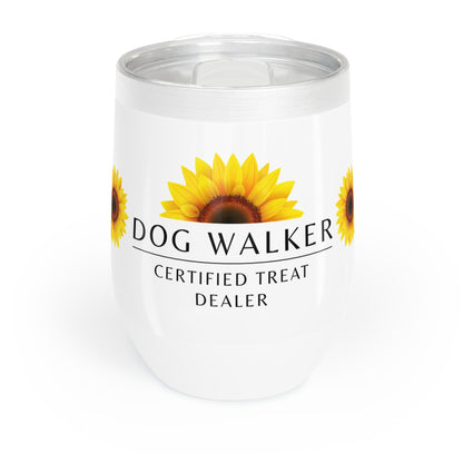 Dog Walker Wine Tumbler: “Certified Treat Dealer”