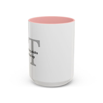 Information Technology Coffee Mug: "Babysitting Adults Since Dial-Up"