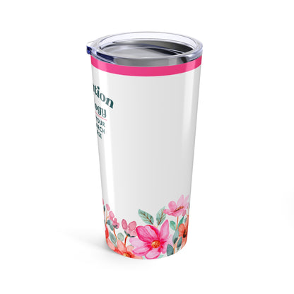 Information Technology 20 oz. Tumbler – “I Fix What Your Google Search Made Worse” Floral Travel Mug