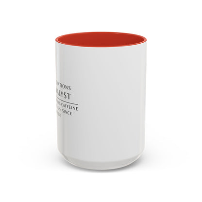 Operations Analyst Coffee Mug – “Turning Caffeine Into KPIs Since...Forever”