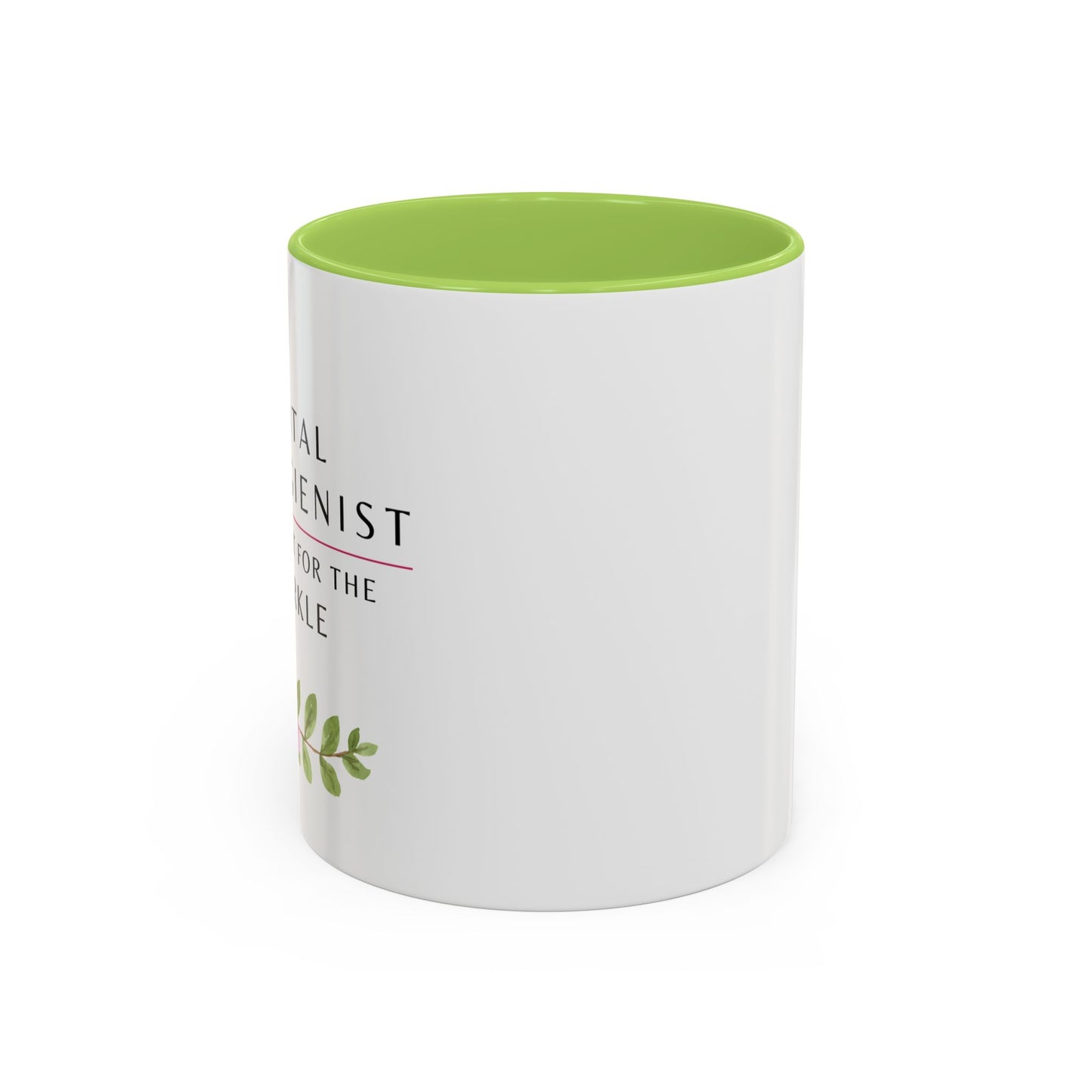 Dental Hygienist Floral Mug – "I Do It for the Sparkle"