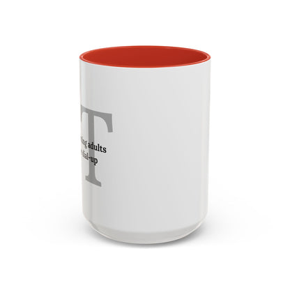 Information Technology Coffee Mug: "Babysitting Adults Since Dial-Up"