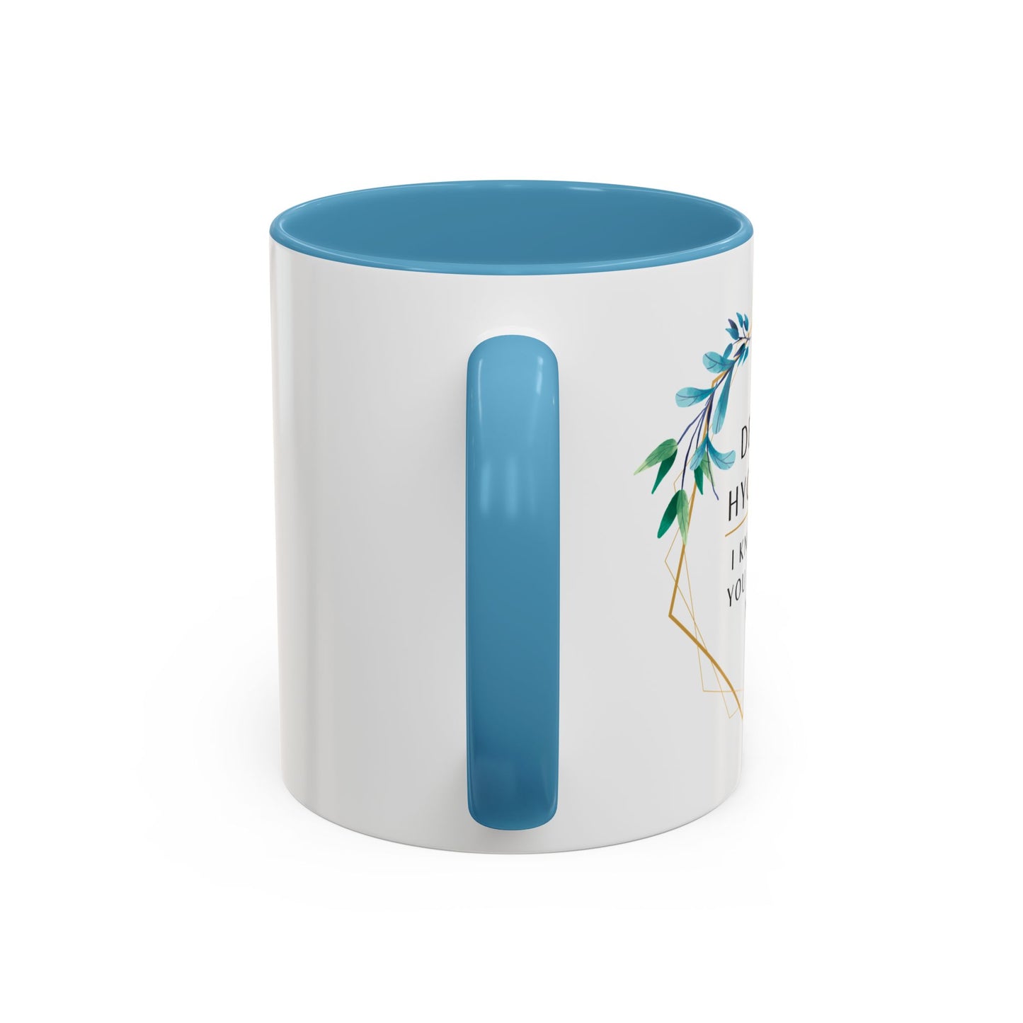 Dental Hygienist Floral Coffee Mug – "I Know What You Ate Last Night"