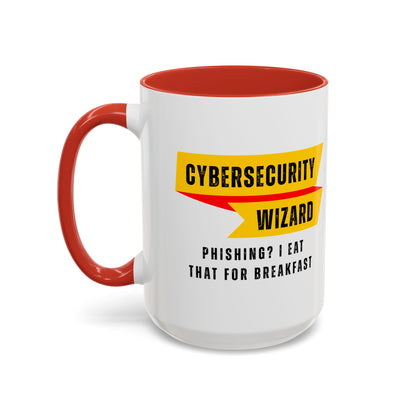 Cybersecurity Coffee Mug - "Fishing? I eat that for breakfast"