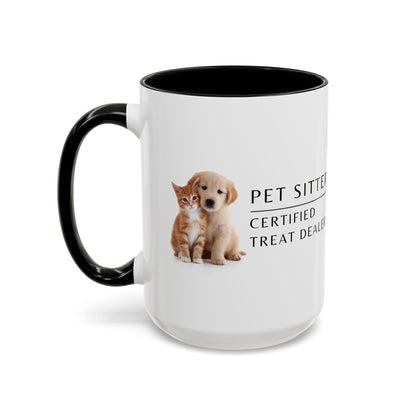 Pet Sitter Coffee Mug – “Certified Treat Dealer.”