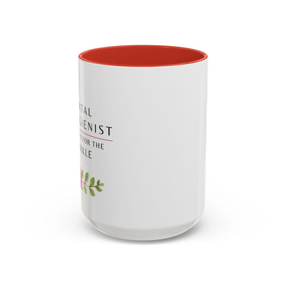 Dental Hygienist Floral Mug – "I Do It for the Sparkle"