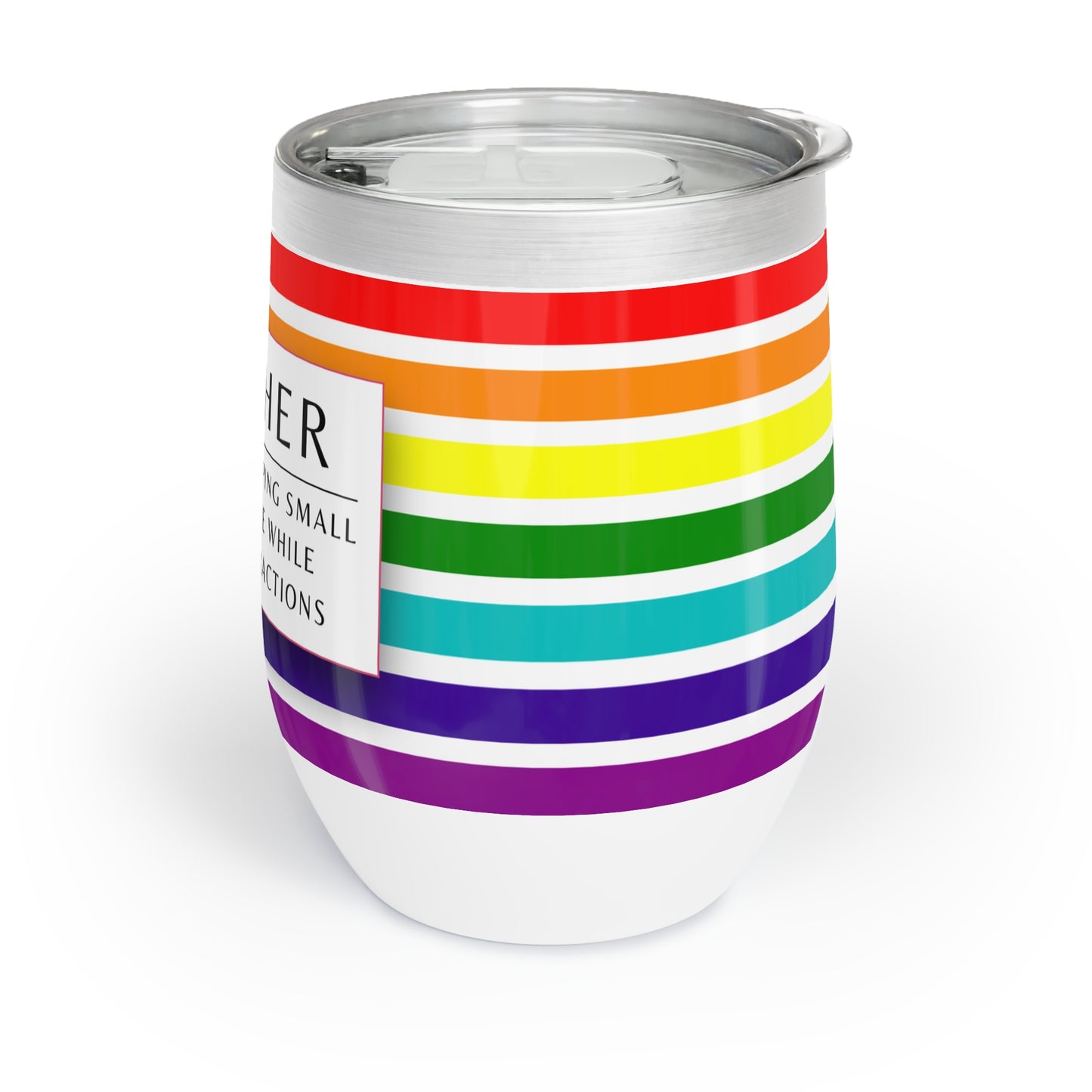 Wine Tumbler – “Teacher: The Art of Keeping Small Humans Alive While Explaining Fractions”