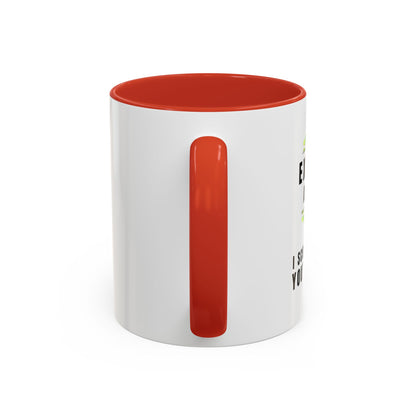 Executive Assistant Floral Coffee Mug - "I schedule your life. You're welcome."