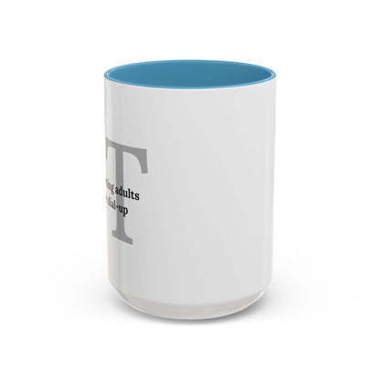 Information Technology Coffee Mug: "Babysitting Adults Since Dial-Up"