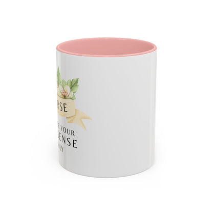 Nurse Floral Coffee Mug – "I Triage Your Nonsense Daily"
