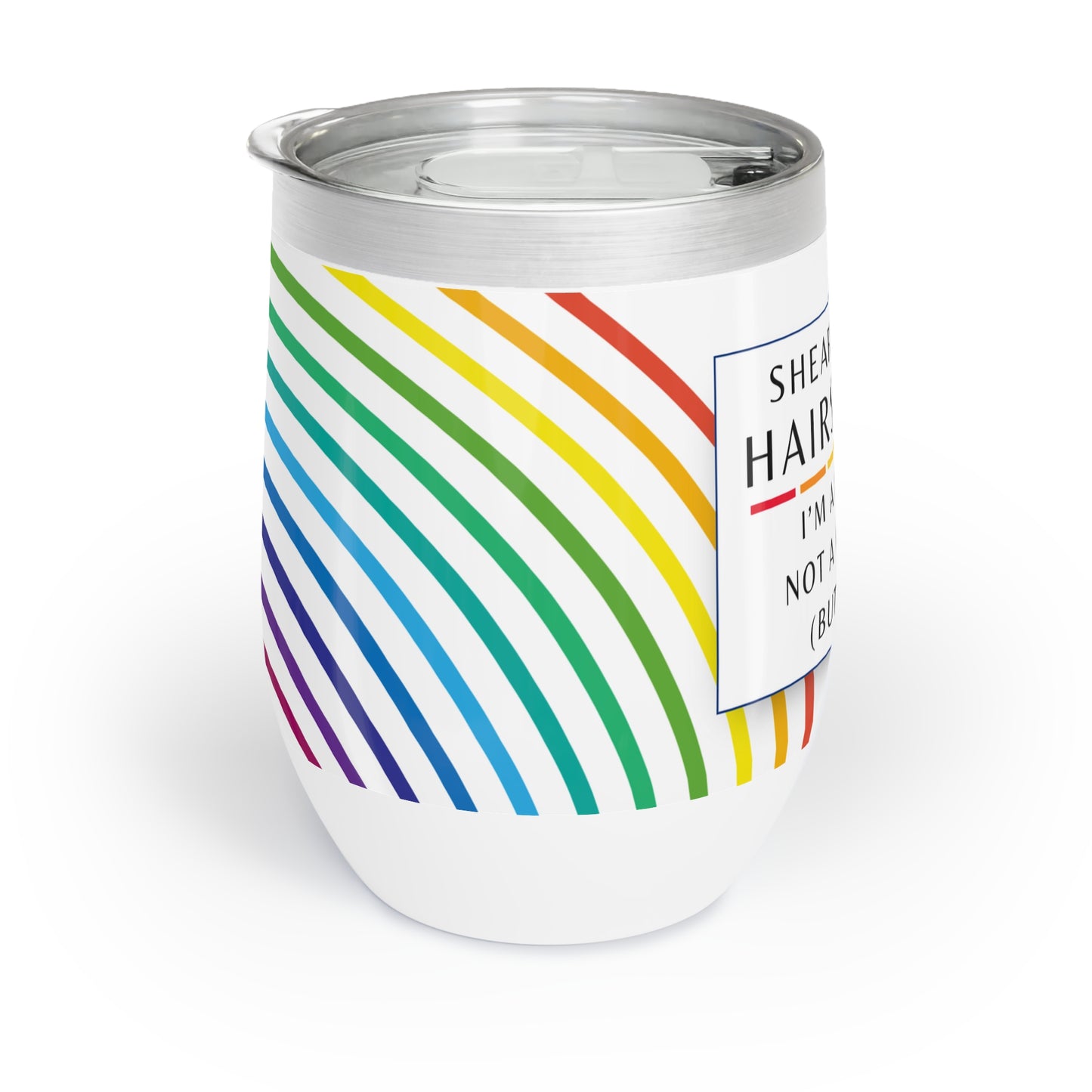 Wine Tumbler – “Hairstylist: I’m a Stylist, Not a Magician (But Close)”