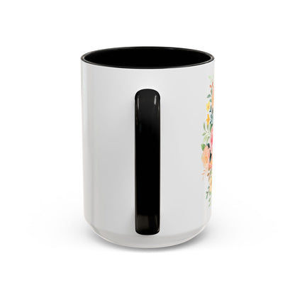 Dental Hygienist Floral Coffee Mug – "Just Here for the Scrape Sound"