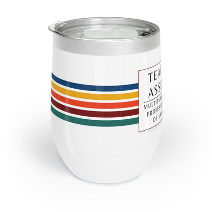 Wine Tumbler – “Teaching Assistant: Multitasking Champion, Professional Herder of Small Humans.”