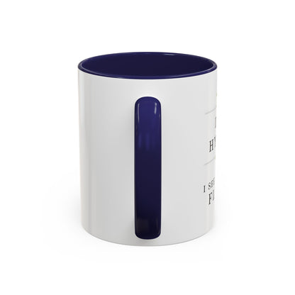 Dental Hygienist Floral Coffee Mug – "I See Through Your Floss Lies"