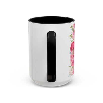 Human Resources Floral Coffee Mug: "Because Common Sense Isn’t That Common"