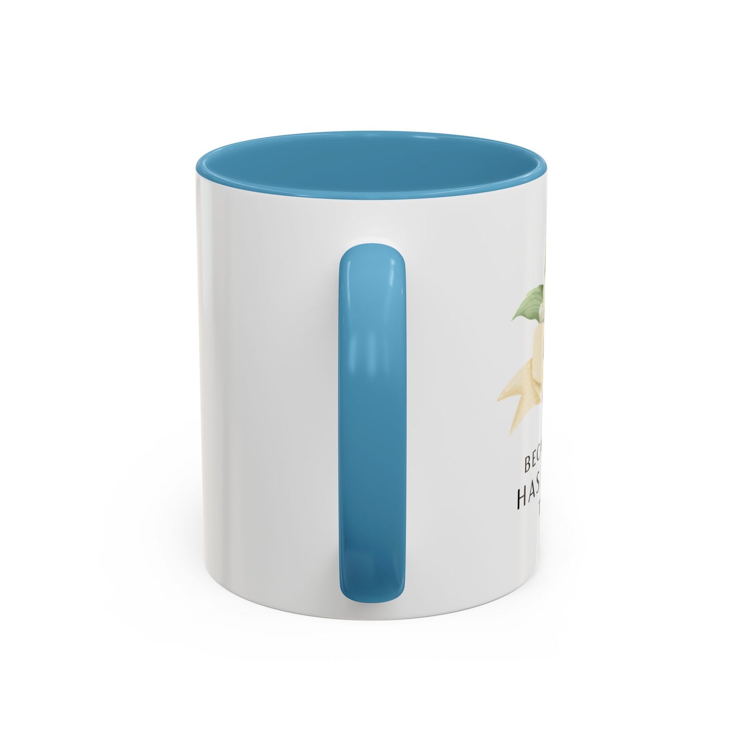 Human Resources Floral Coffee Mug: "Because Someone Has to Babysit the Adults"