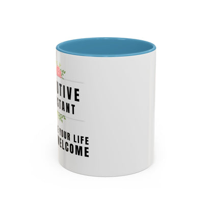 Executive Assistant Coffee Mug - "I schedule your life. You're welcome."