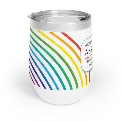 Administrative Assistant Wine Tumbler – “Fluent in sarcasm and scheduling”