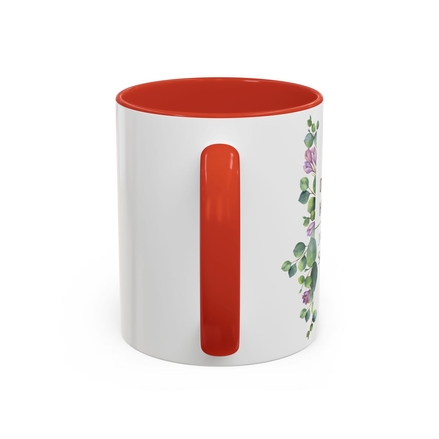 Dental Hygienist, Floral Coffee Mug – "Just Here for the Scrape Sound"