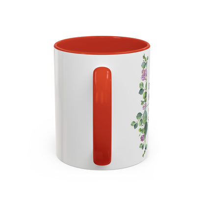 Dental Hygienist, Floral Coffee Mug – "Just Here for the Scrape Sound"