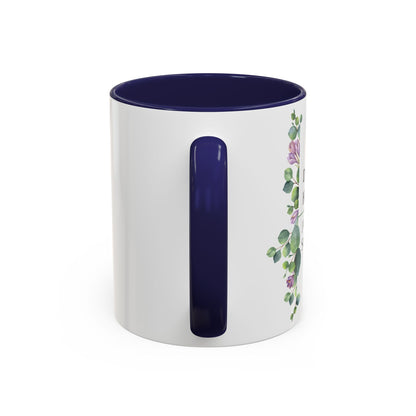 Dental Hygienist, Floral Coffee Mug – "Just Here for the Scrape Sound"