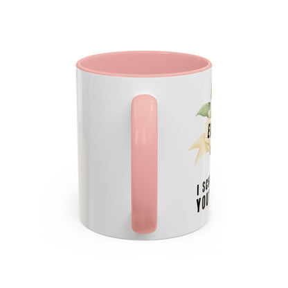 Executive Assistant Floral Coffee Mug - "I schedule your life. You're welcome."