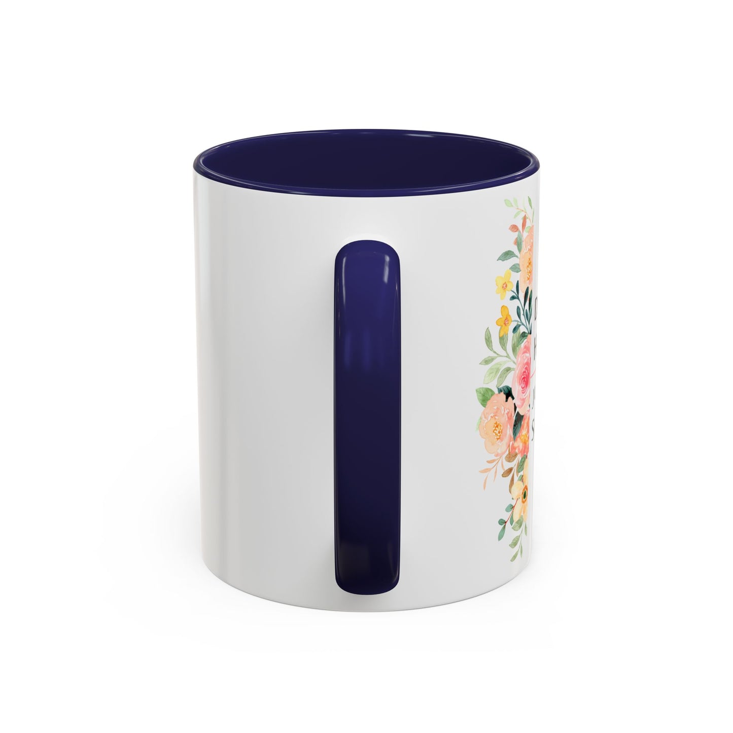 Dental Hygienist Floral Coffee Mug – "Just Here for the Scrape Sound"
