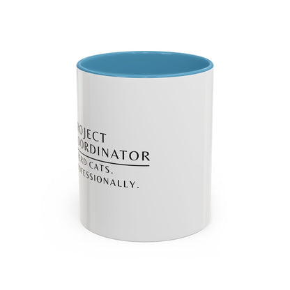 Project Coordinator Sunflower Coffee Mug – “I herd cats. Professionally.”