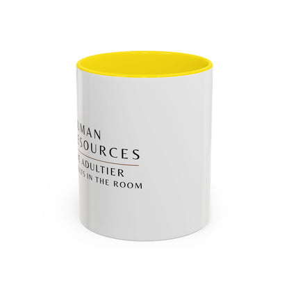 Human Resources Sunflower Coffee Mug: "Because Common Sense Isn’t That Common"