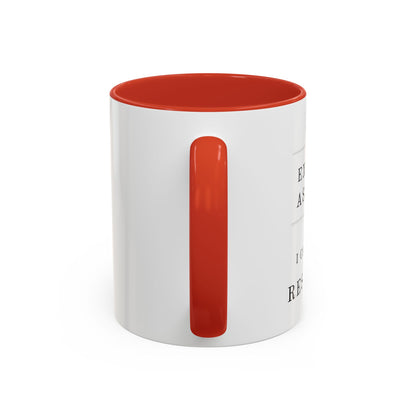 Executive Assistant Floral Coffee Mug - "I can't fix stupid, but I can reschedule it."